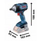 BOSCH GDS 18V-300 LB 2 x 4.0 Ah